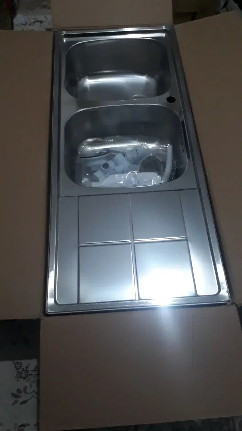 سینک استیل نو|مصالح و تجهیزات ساختمان|قشم, |دیوار