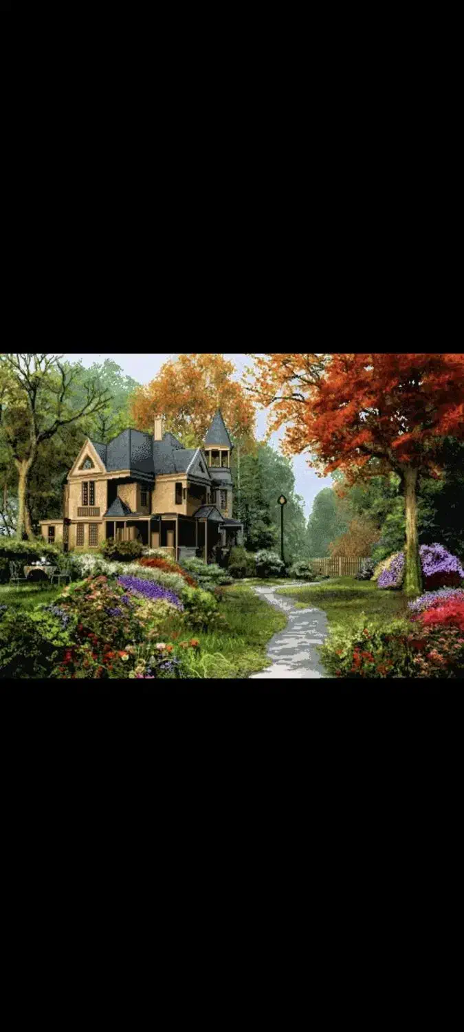 نخ و نقشه با دار قالی کلبه آرامش آماده بافت|تابلو فرش|اراک, |دیوار