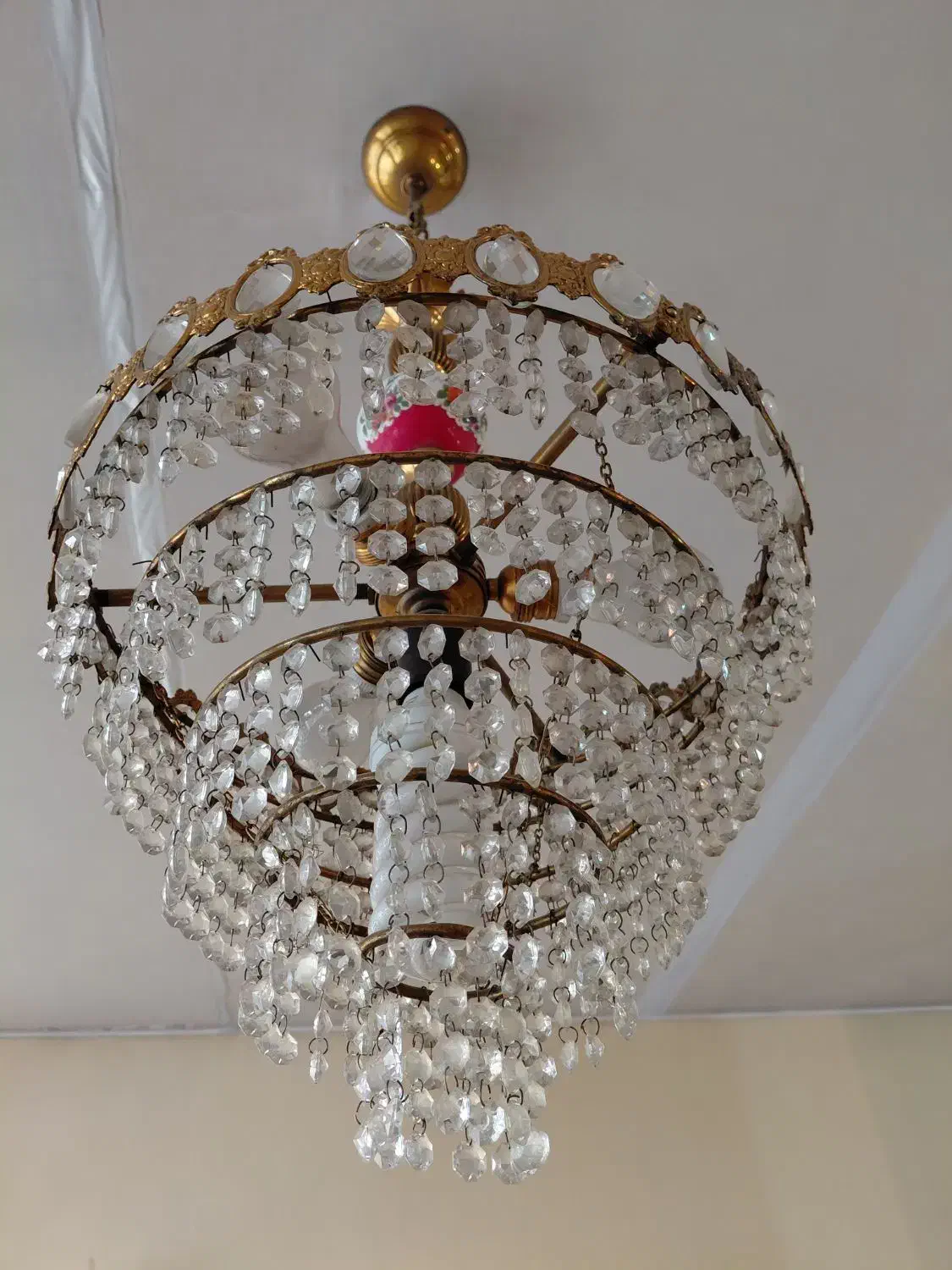 فروش لوستر کریستالی آنتیک|لوستر و چراغ آویز|اصفهان, خانه اصفهان|دیوار