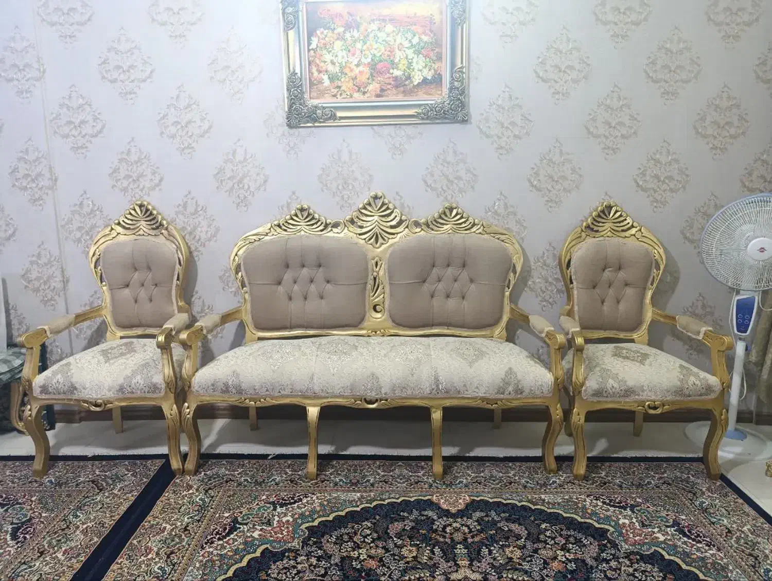 مبل ۷ نفره استیل تمیز|مبلمان خانگی و میز عسلی|مشهد, فریزی|دیوار