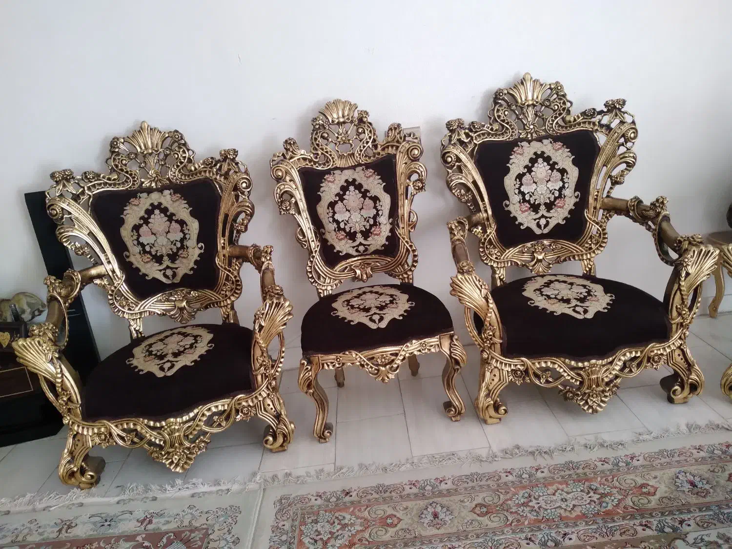 مبل مصری درباری|مبلمان خانگی و میز عسلی|شاهین‌شهر, عطار|دیوار