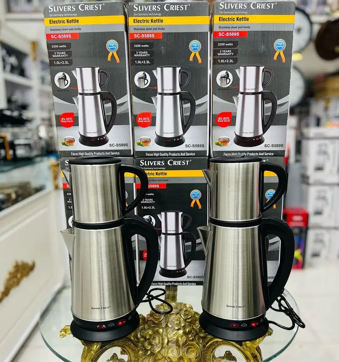 چای ساز سیلور کرست|سماور، چای‌ساز، قهوه‌ساز|اهواز, گلستان|دیوار