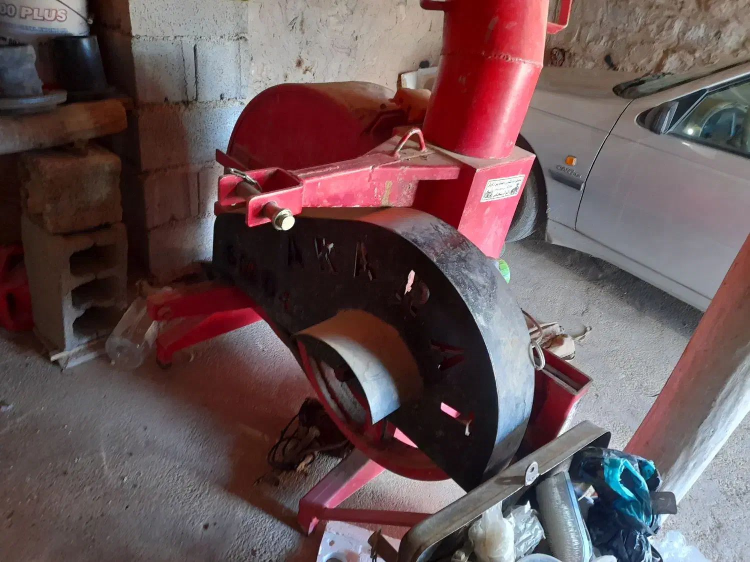 مکنده کاه پشت تراکتوری|ماشین‌آلات صنعتی|سرپل ذهاب, |دیوار