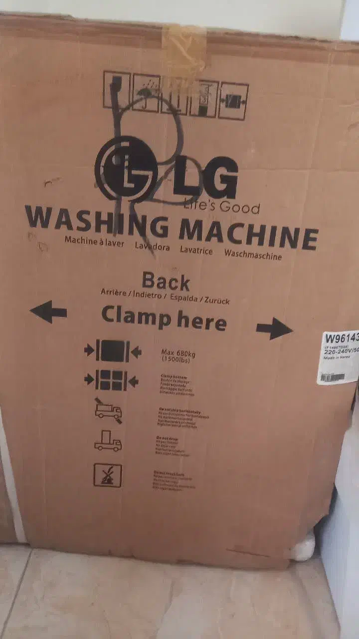 ماشین لباسشویی LG نو نو،  9 کیلویی|ماشین لباسشویی و خشک‌کن لباس|بابل, |دیوار
