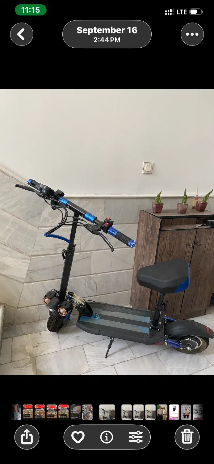 اسکوتر برقی|دوچرخه، اسکیت، اسکوتر|ری, دولت‌آباد|دیوار