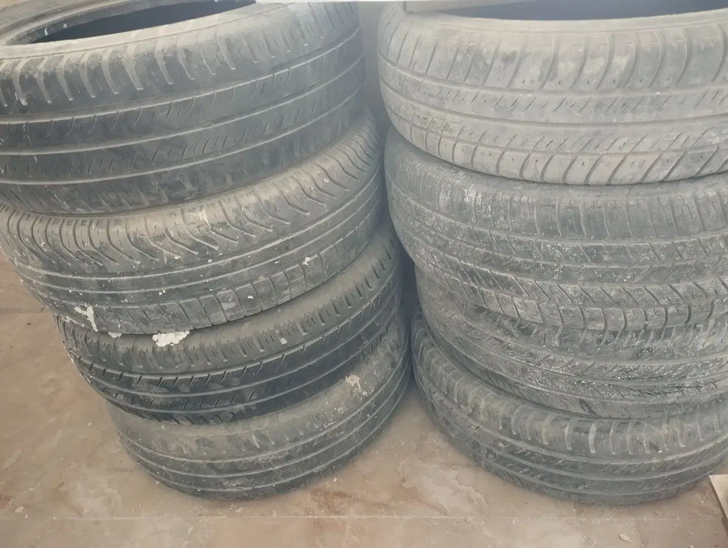 ۸ حلقه لاستیک پژو ۱۴ کارکرده|قطعات یدکی و لوازم جانبی|رباط‌کریم, انجم آباد|دیوار