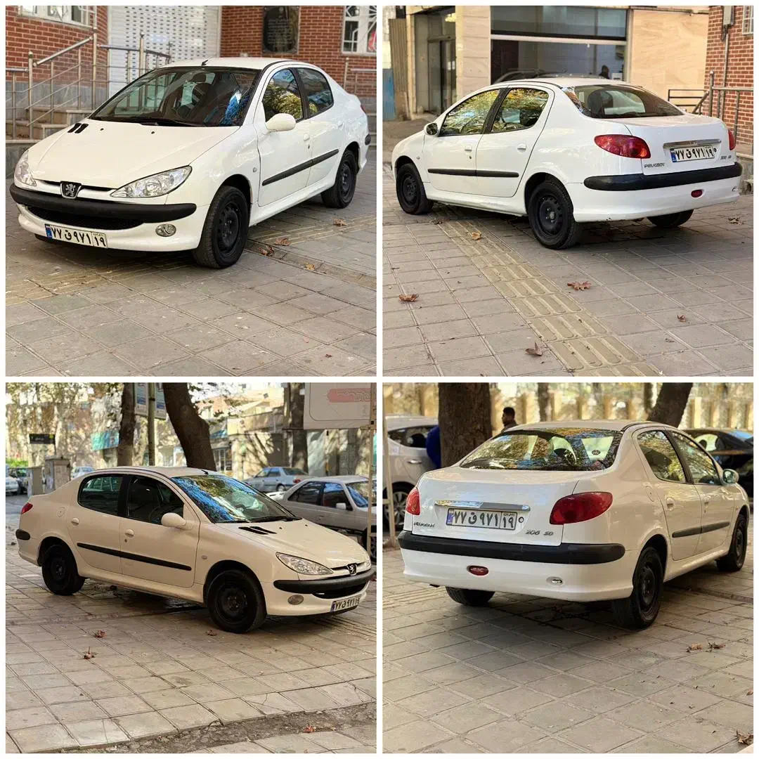 ۲۰۶مدل ۸۹وی ۸ فول|خودرو سواری و وانت|سنندج, |دیوار