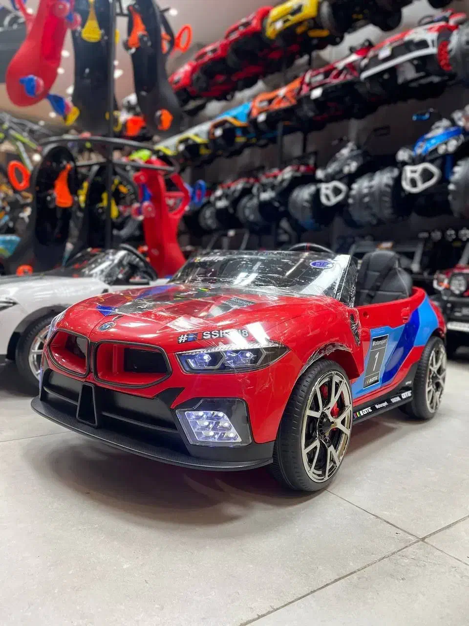 ماشین شارژی بی ام و سواری۲نفره سایز بزرگ کدC110011|اسباب‌‌بازی|رشت, دیلمان|دیوار