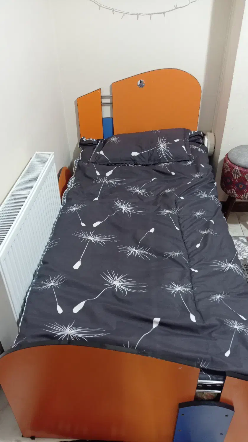 کمد و تخت نوجوان|تخت و سرویس خواب|سمنان, |دیوار