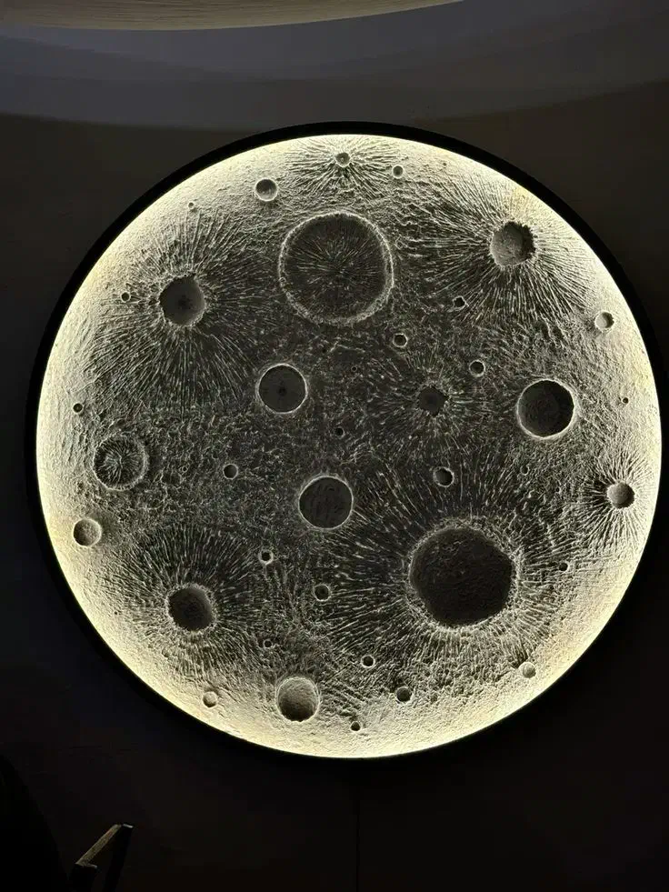 تابلوماه برجسته شده باخمیربتونه وال ای رنگی|تابلو، نقاشی، عکس|نور, |دیوار