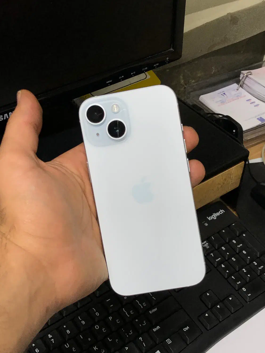 آیفون ۱۵ نرمال آبی یخی (ریجستر شده)|موبایل|تهران, فتح|دیوار