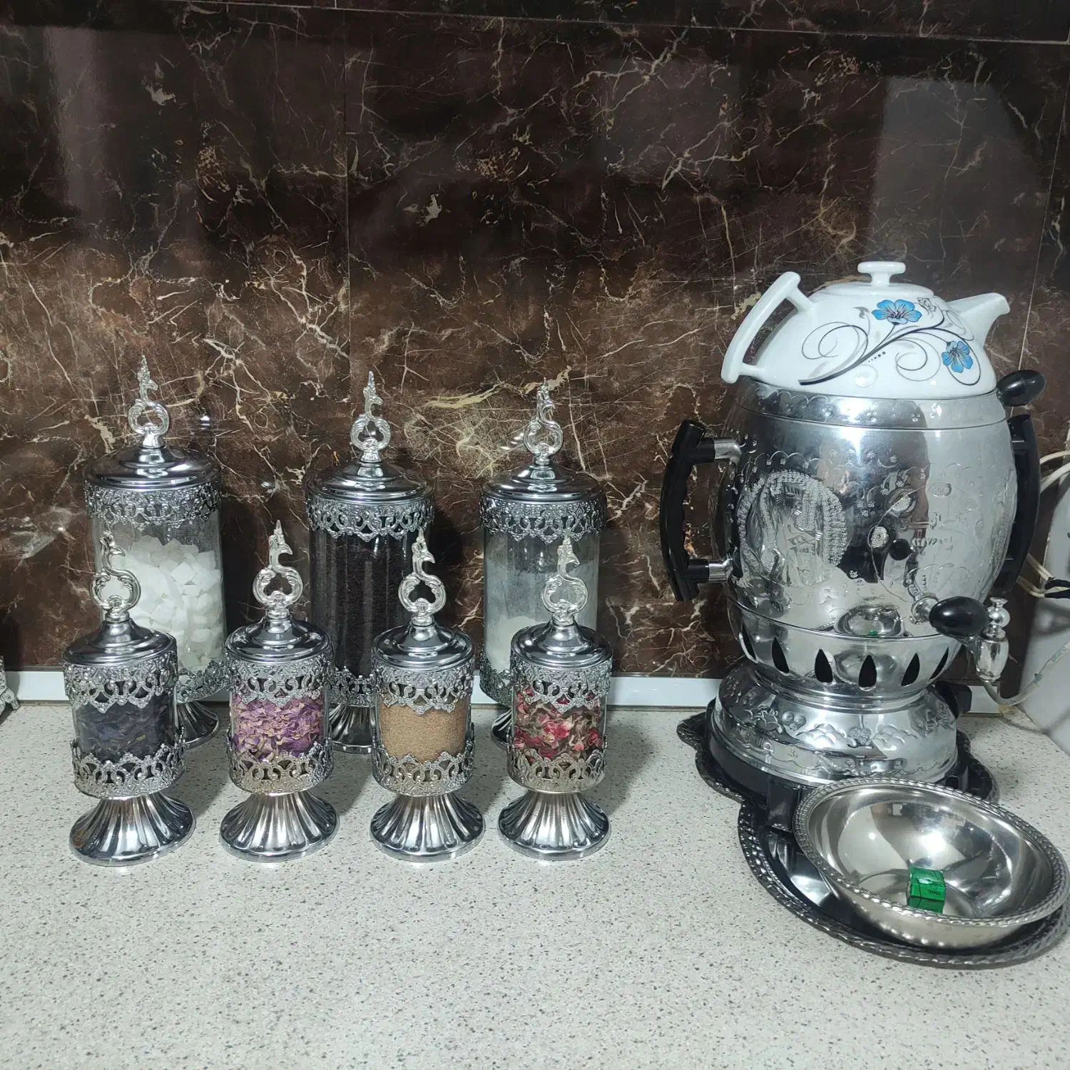 فروش سماور گازی آکبند با پاسماوری|سماور، چای‌ساز، قهوه‌ساز|بومهن, |دیوار