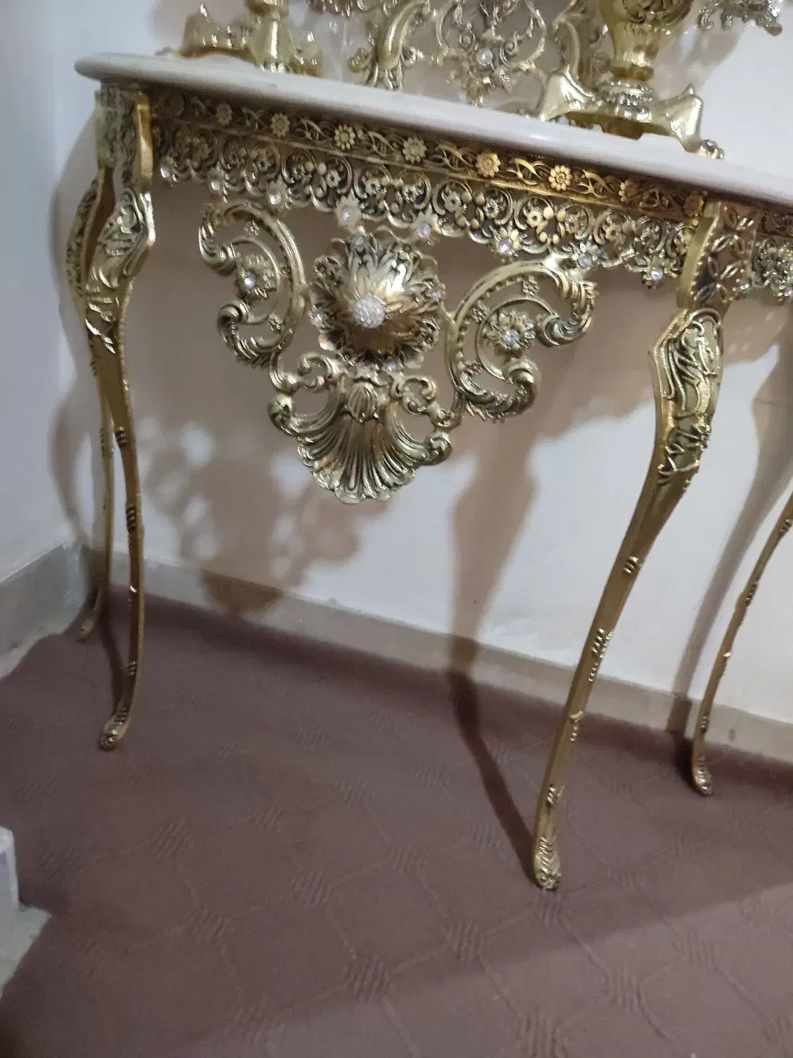 اینه شمعدان بسیار زیبا|آینه|ملایر, |دیوار