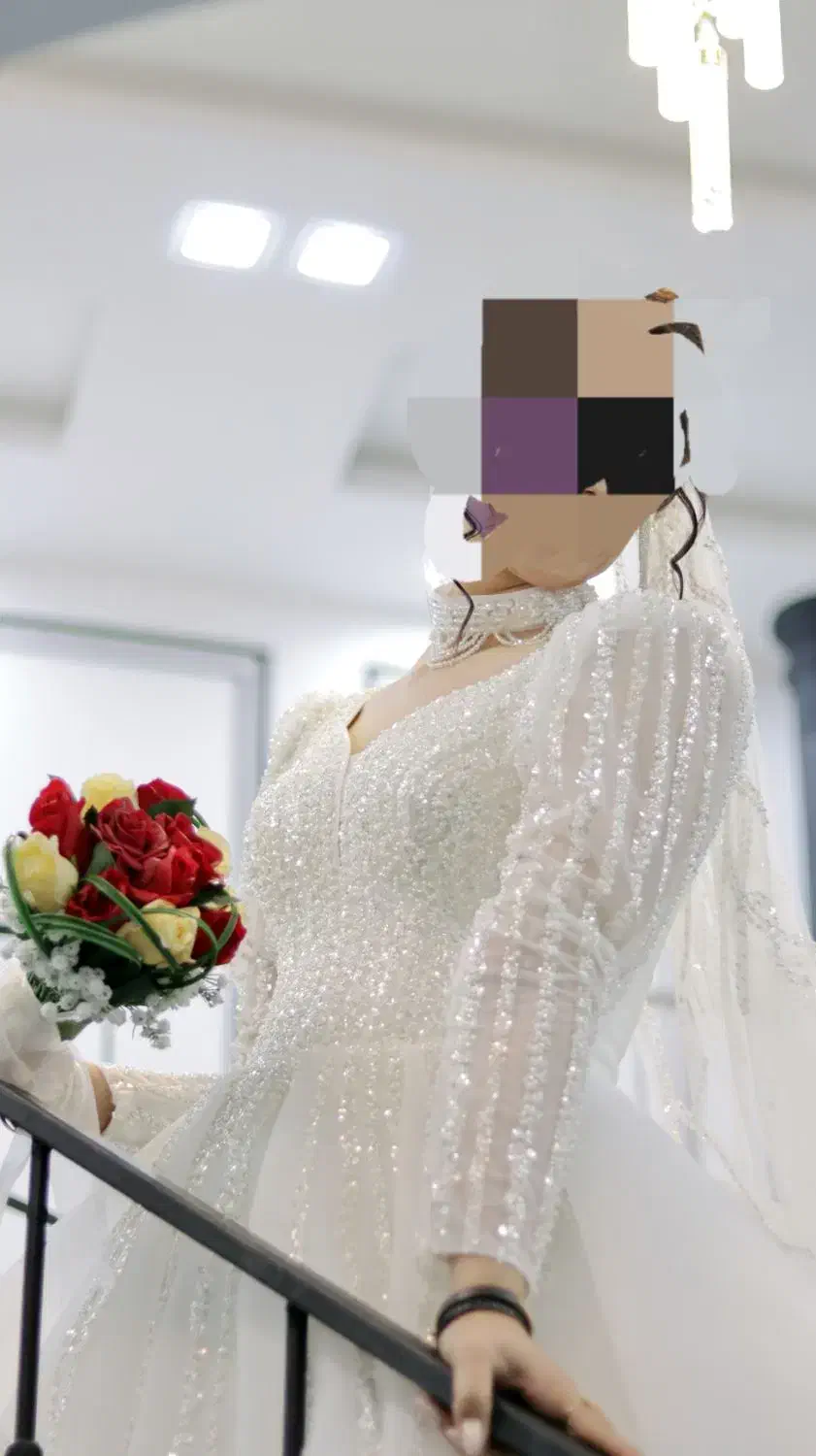 لباس عروس|لباس|سیاهکل, |دیوار