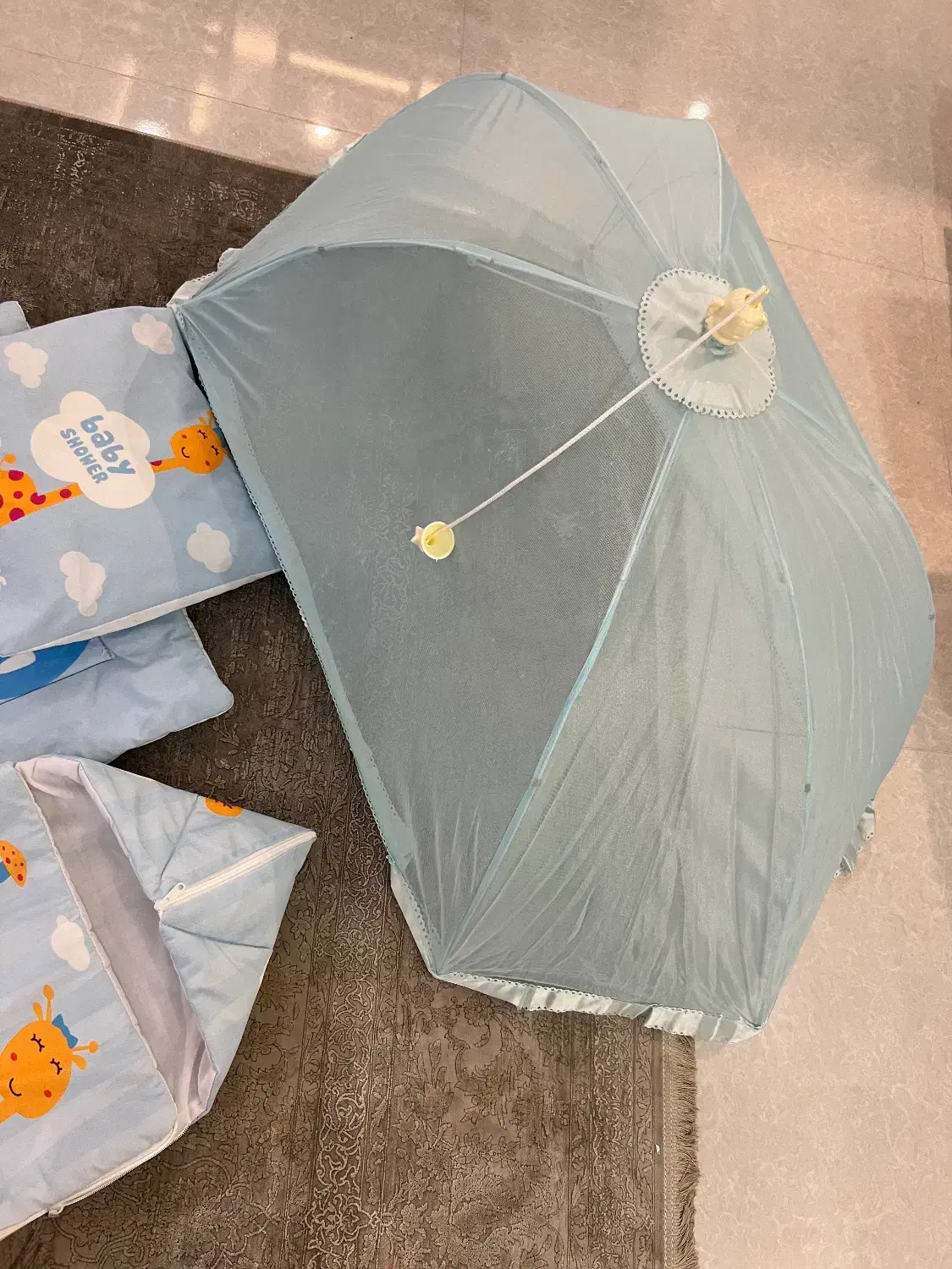 سرویس خواب کودک و پشه بند|اسباب و اثاث بچه|رشت, پل تالشان|دیوار