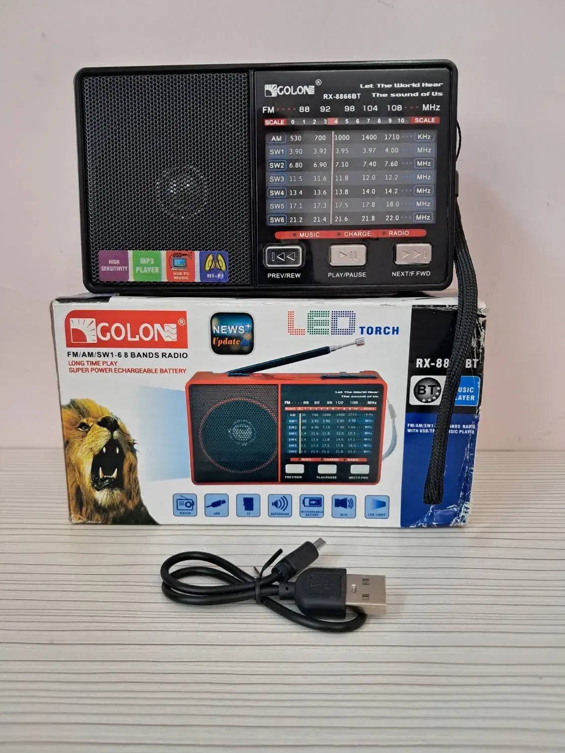 رادیو۸موج فلاش خوربلوتوث نو|سیستم صوتی خانگی|پرند, فاز ۲|دیوار