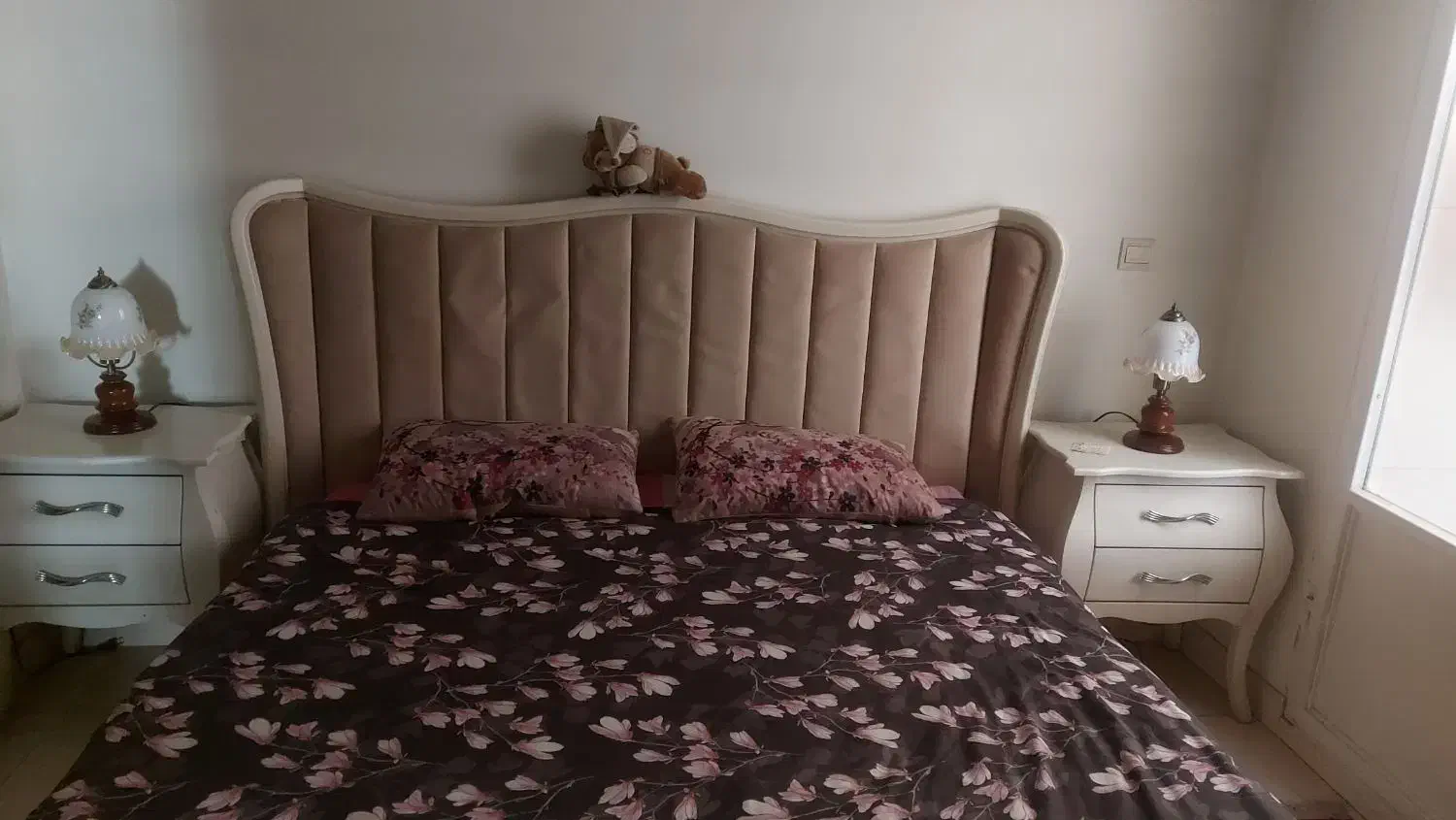 سرویس خواب دو نفره|تخت و سرویس خواب|قدس, شهر‌قدس|دیوار