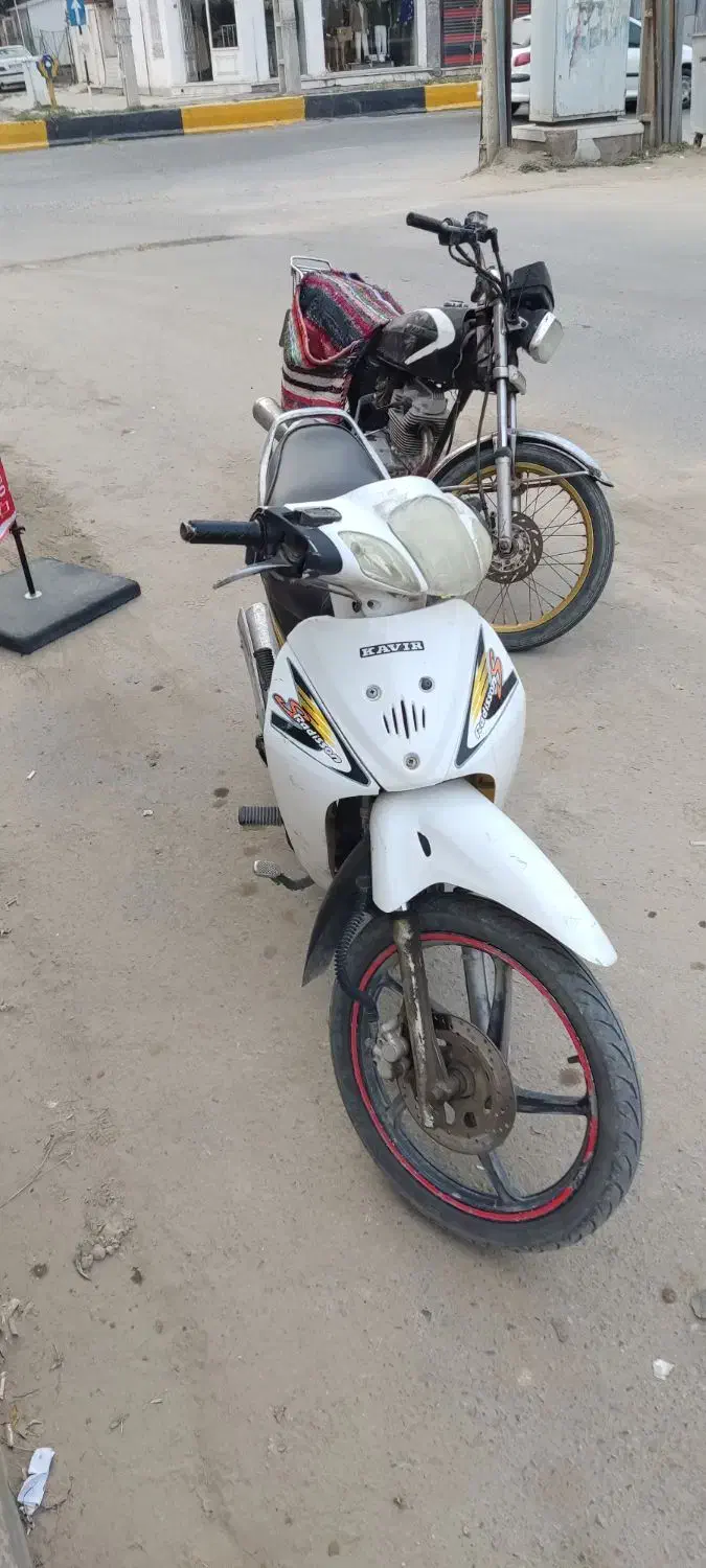 فروش موتور سیکلت بی کلاچ استارتی|موتورسیکلت|بندر ترکمن, |دیوار