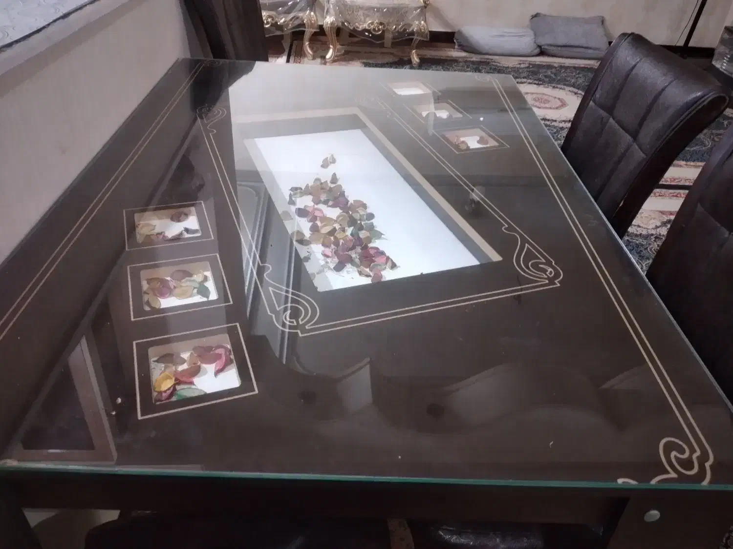 میز نهار خوری|میز و صندلی غذاخوری|شوشتر, |دیوار