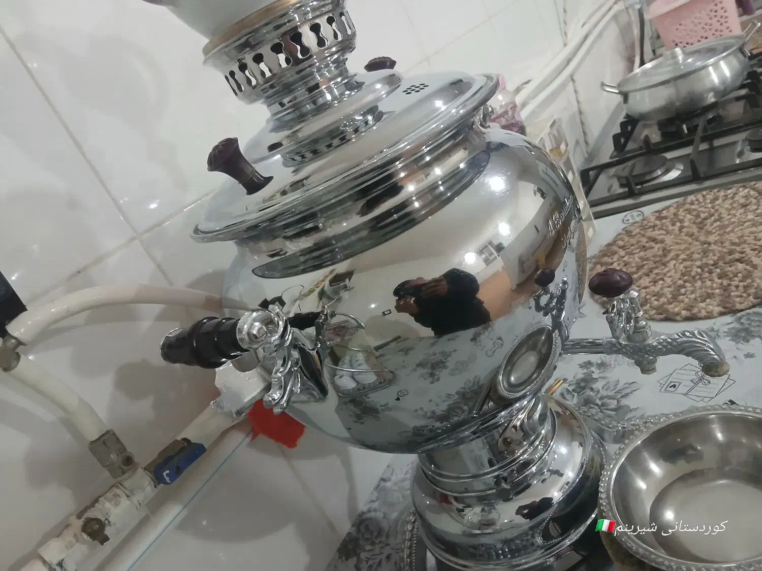 سماور در حد نو تمیز|سماور، چایساز، قهوهساز|جوانرود, |دیوار