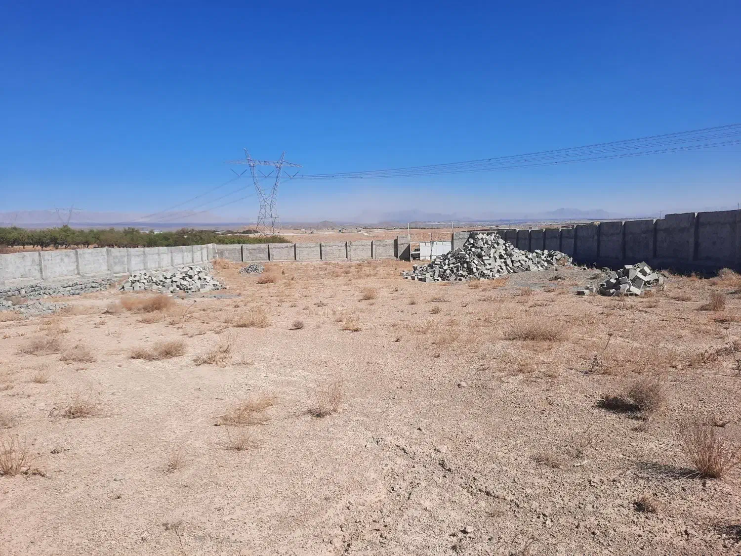 زمین دیوار کشی شده با مجوز|فروش دفتر صنعتی، کشاورزی، تجاری|باغ بهادران, |دیوار