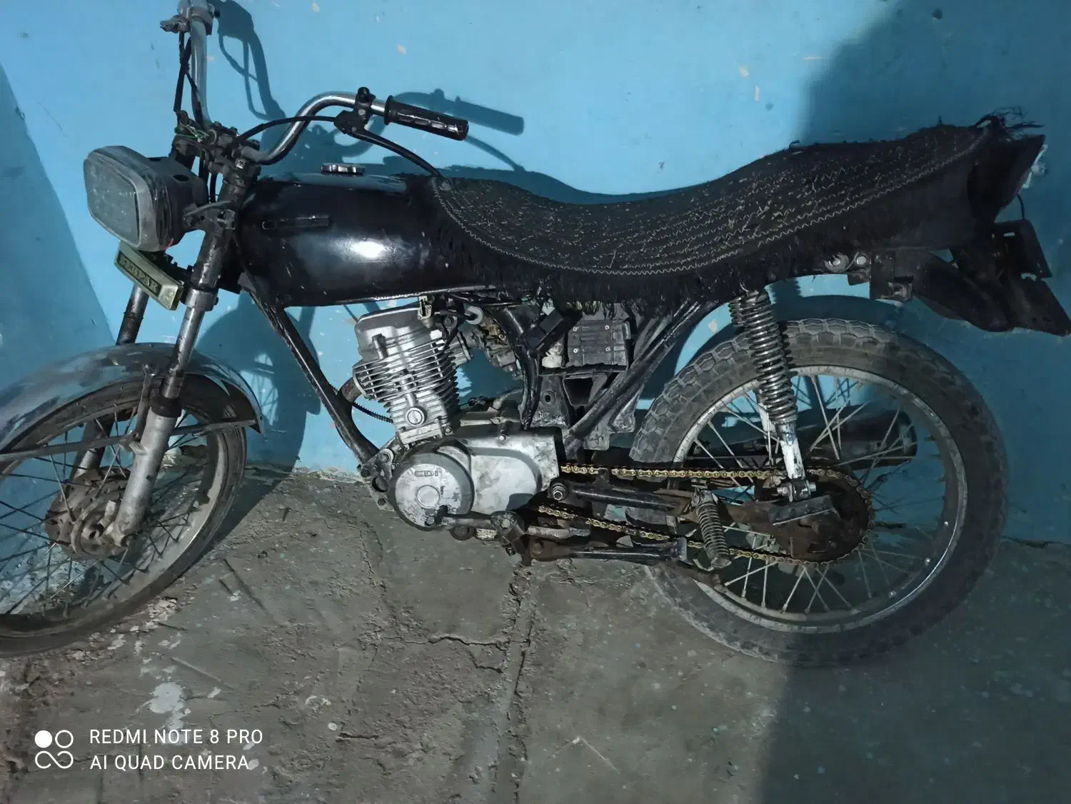 موتور مزایده با کارت پلاک ۱۲۵|موتورسیکلت|خاش, |دیوار