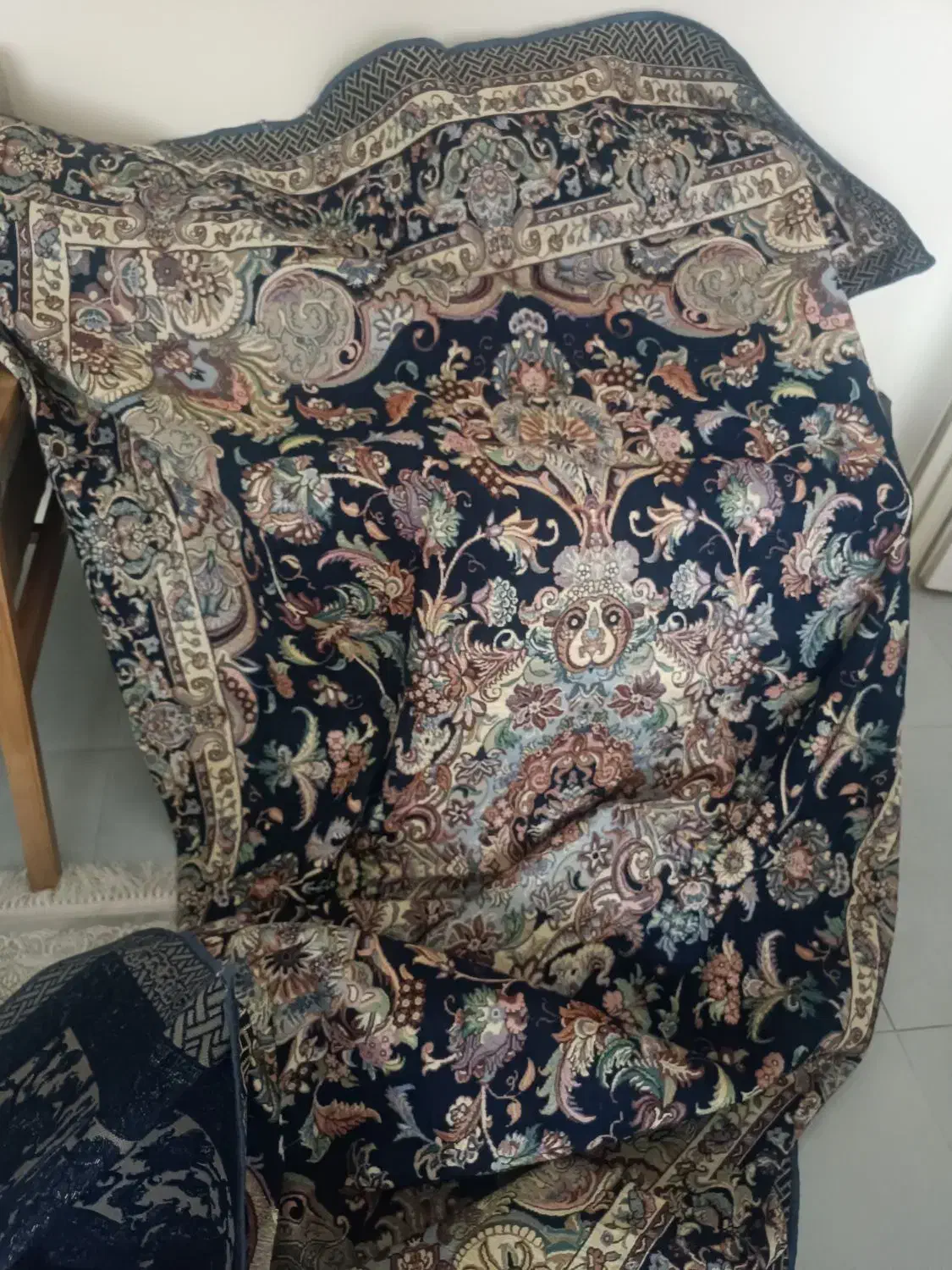 روفرشی سرمه ای|روفرشی|پرند, فاز ۶|دیوار