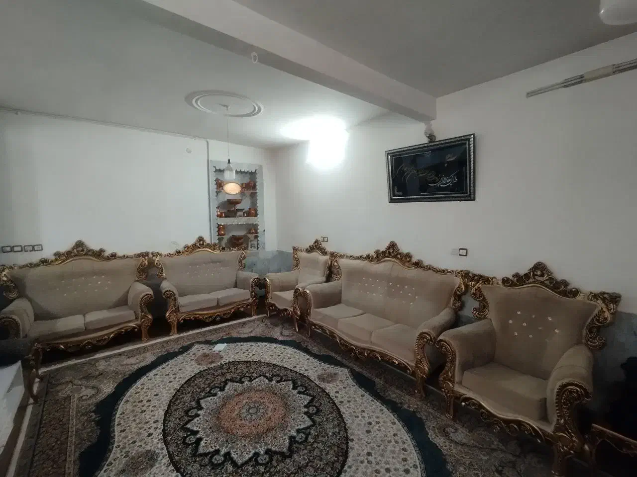 مبل سلطنتی ۹ نفره|مبلمان خانگی و میز عسلی|بیرجند, |دیوار