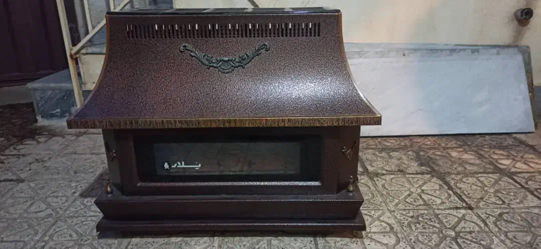 بخاری گازی.مدل شومینه ای.|بخاری، هیتر، شومینه|ساوه, |دیوار