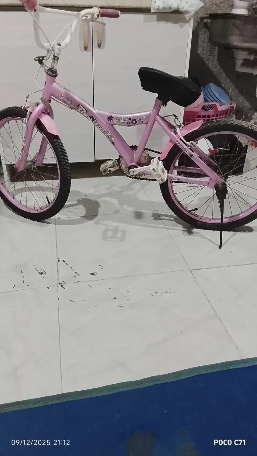 دوچرخه دخترانه درحد نو سالم|دوچرخه، اسکیت، اسکوتر|بندرعباس, |دیوار