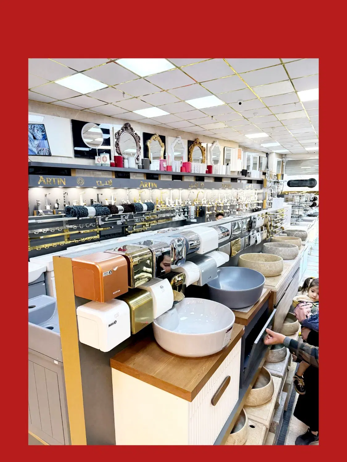 روشویی کابینتی طرح SADOKO.T با شیرالات مدرن|لوازم سرویس بهداشتی|تهران, یافت آباد شمالی|دیوار