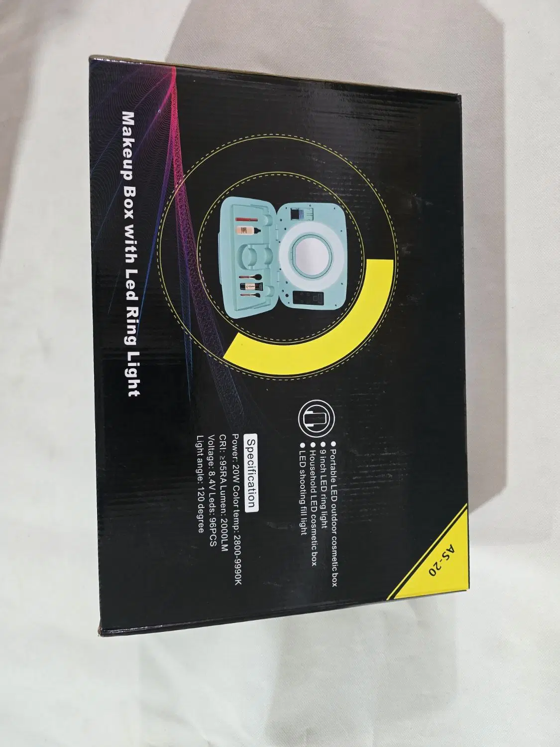 makeup box with led ring light|دوربین عکاسی و فیلمبرداری|تهران, پامنار|دیوار
