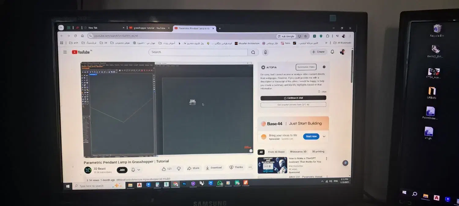 دو عدد مانیتور سامسونگ|قطعات و لوازم جانبی رایانه|پردیس, فاز ۱۱|دیوار