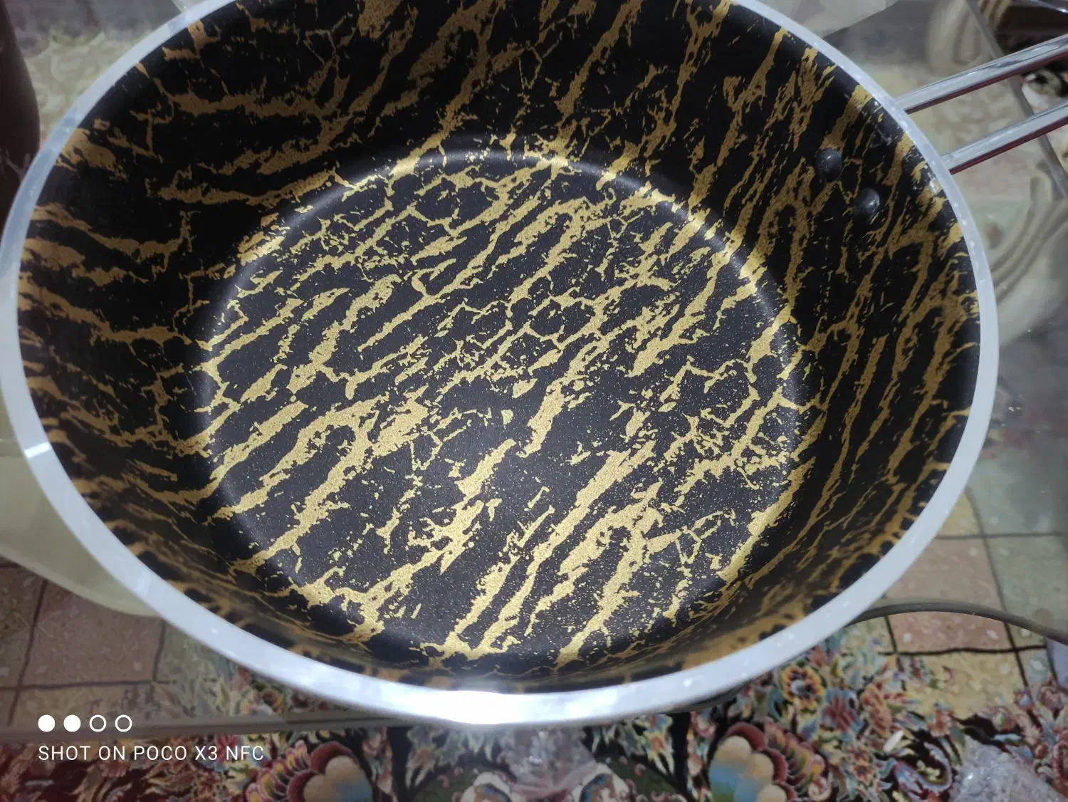 قابلمه ماموت ،ماهیتابه ماموت ،ماهیتابه طرح سنگی|ظروف پختوپز|مشکیندشت, |دیوار