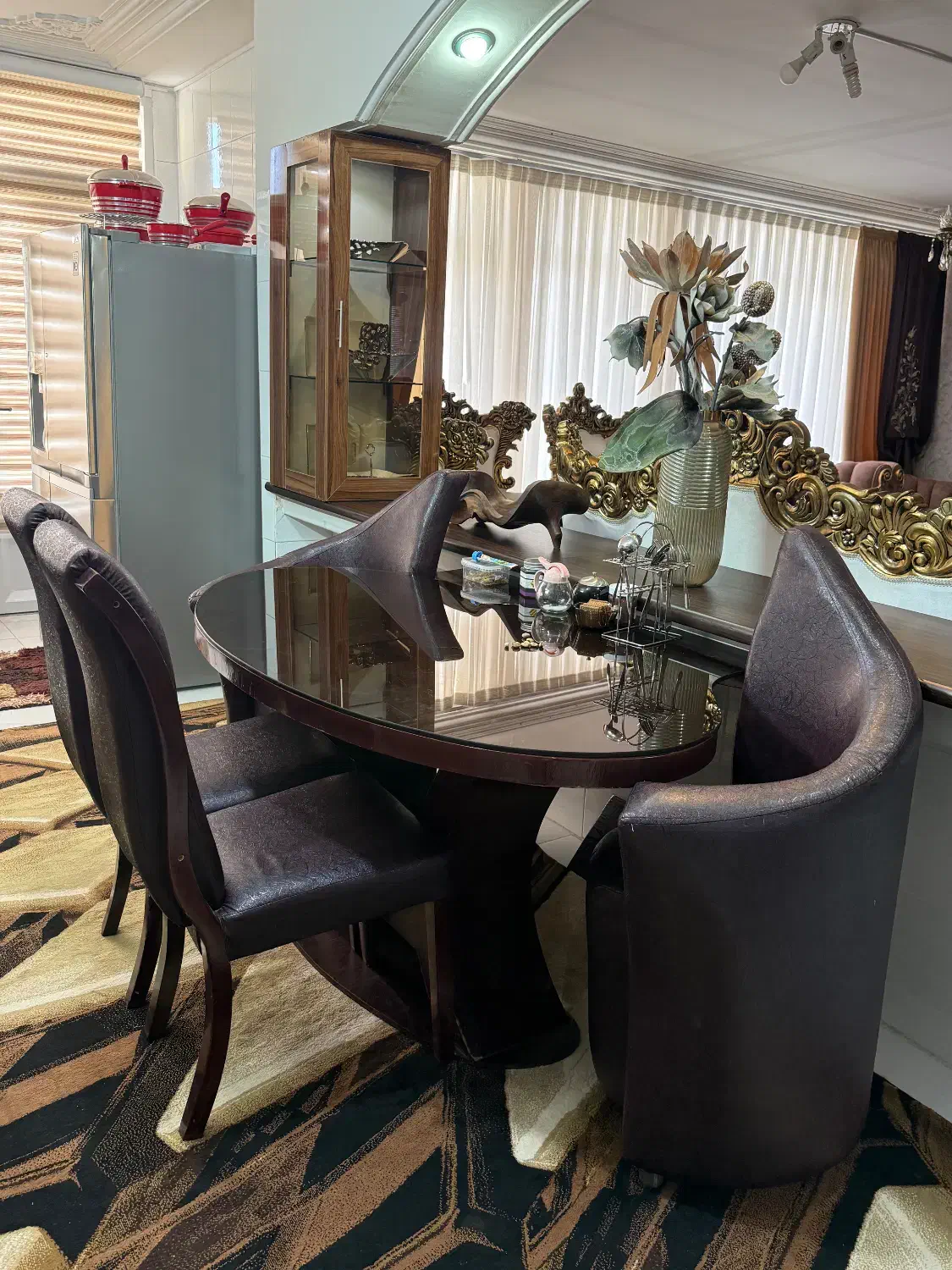 میز ناهارخوری|میز و صندلی غذاخوری|تربتحیدریه, منصوریه|دیوار