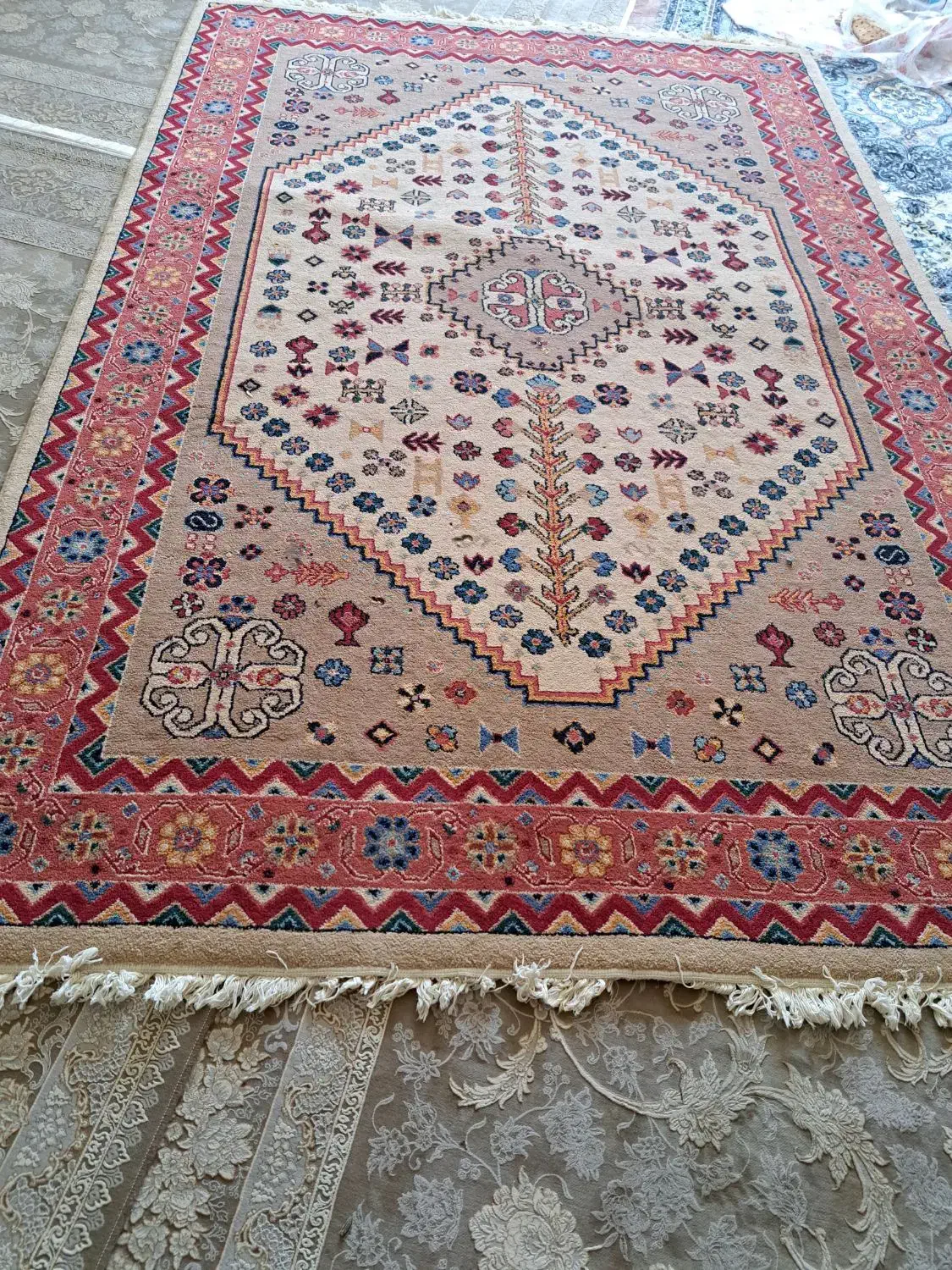 گلیم فرش ضخیم و سنگین|گلیم، جاجیم، گبه|قم, پردیسان|دیوار