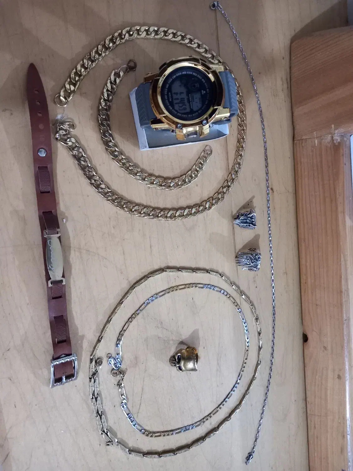 ست طلایی و نقره ای گردنبند و دستبند|بدلیجات|کردکوی, |دیوار