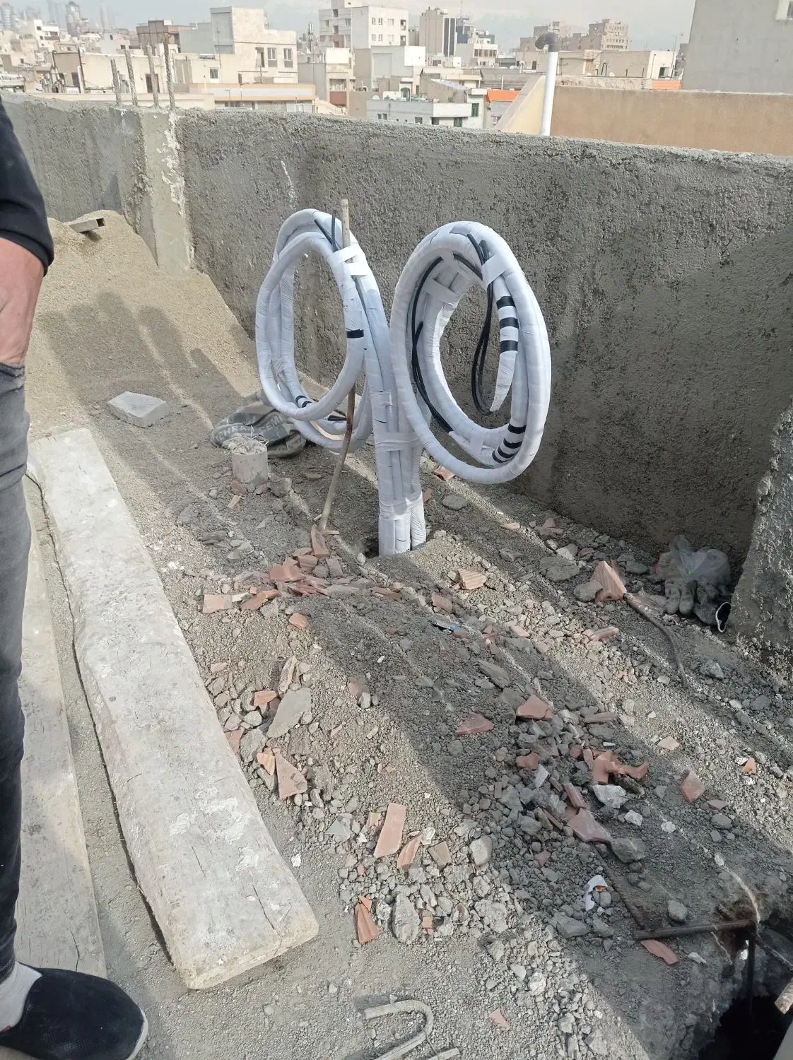 نصب نصاب کولر گازی اسپیلت دیواری لوله کشی مسی|خدمات پیشه و مهارت|رباطکریم, رباطکریم|دیوار