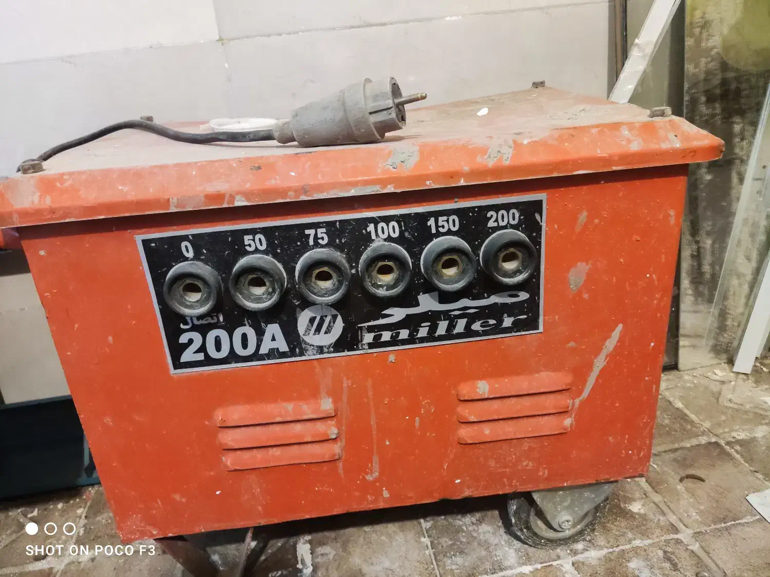 موتور جوش ۲۰۰ آمپر میلر با سیم پیچ مس|ابزارآلات|بم, |دیوار
