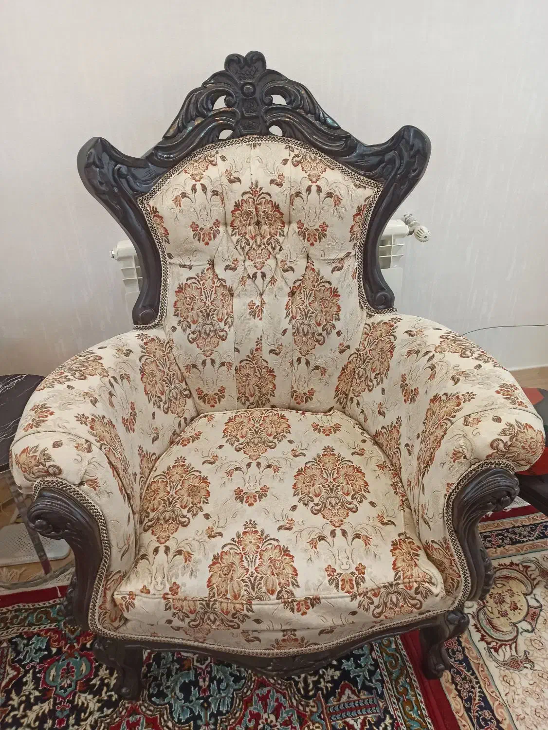 مبل سلطنتی 9 نفره شیک و تمیز.میز ناهار خوری|مبلمان خانگی و میز عسلی|الوند, |دیوار