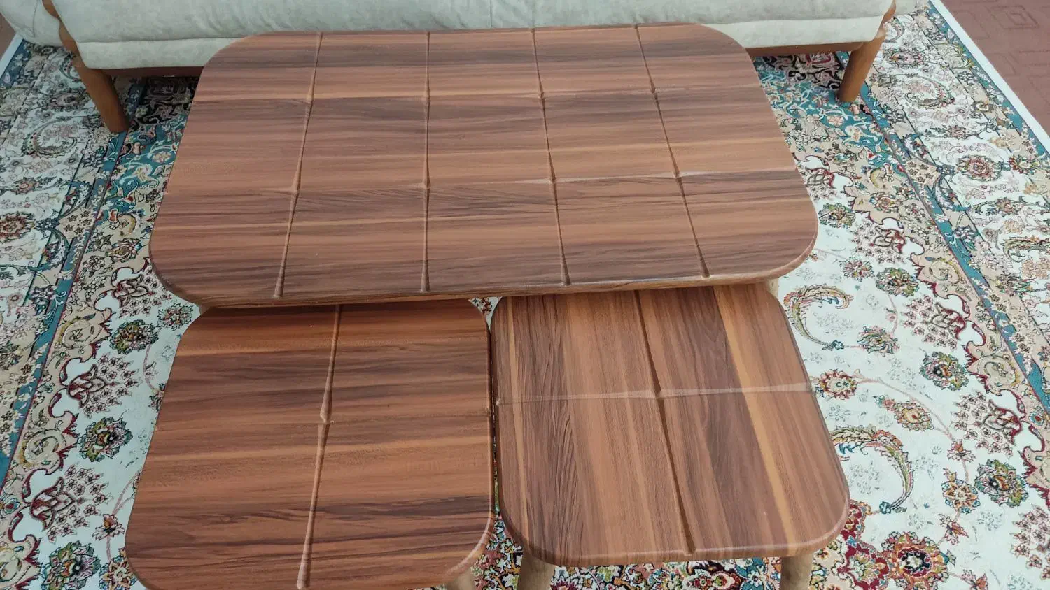 میز جلو مبلی به همراه عسلی|مبلمان خانگی و میز عسلی|نیشابور, فردوس شمالی|دیوار