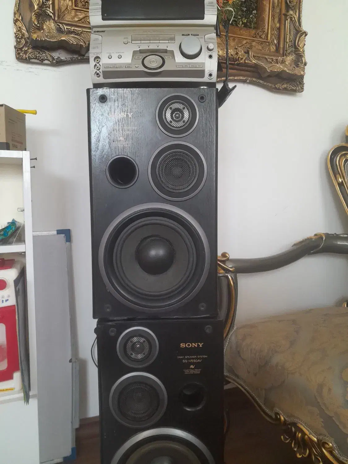 ضبط و باند سونی مدل SSV550AV|سیستم صوتی خانگی|مشهد, چهنو|دیوار