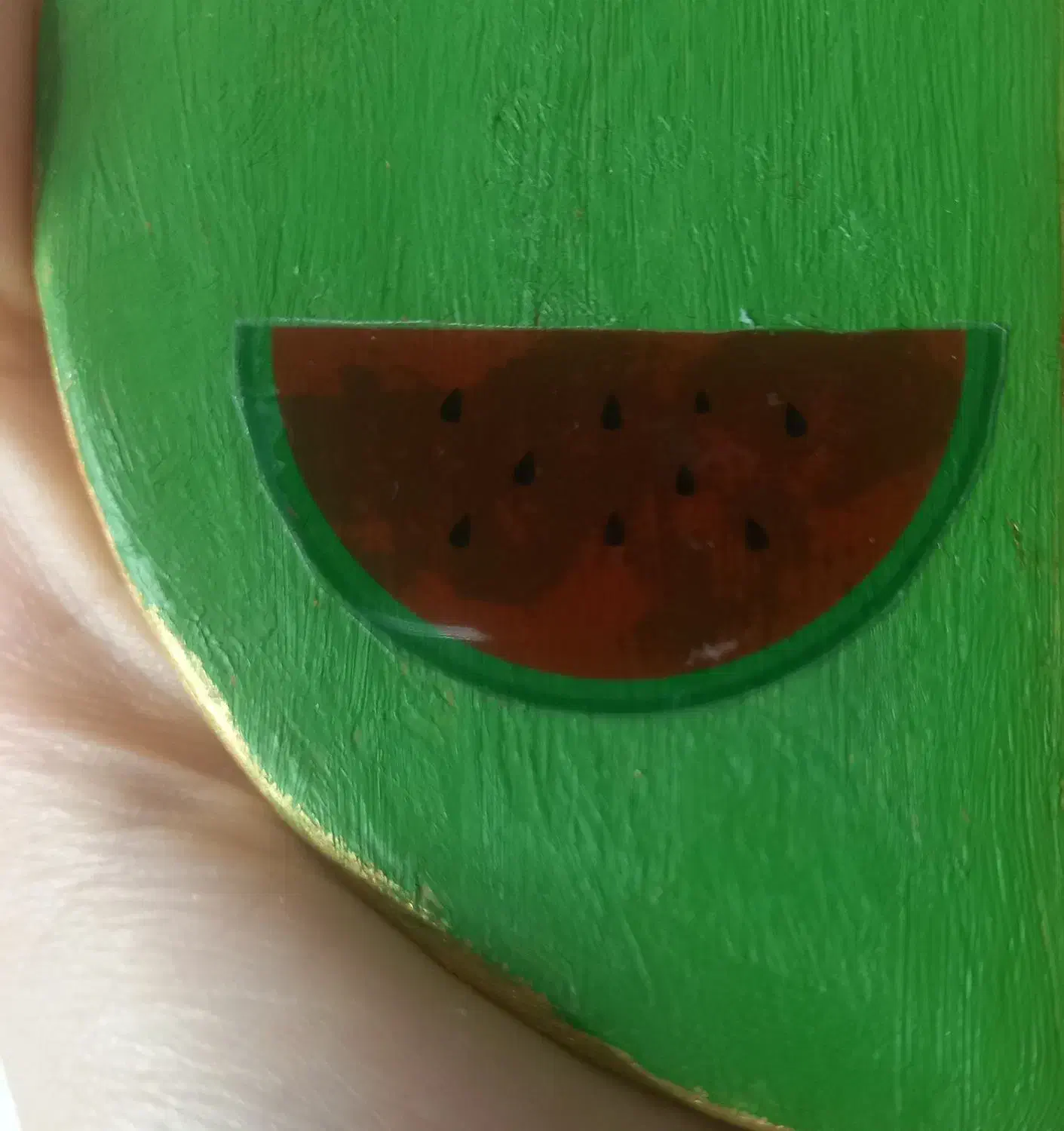 دیوارکوب سفالی با طرح هندوانه|تابلو، نقاشی، عکس|شاهینشهر, فردوسی|دیوار