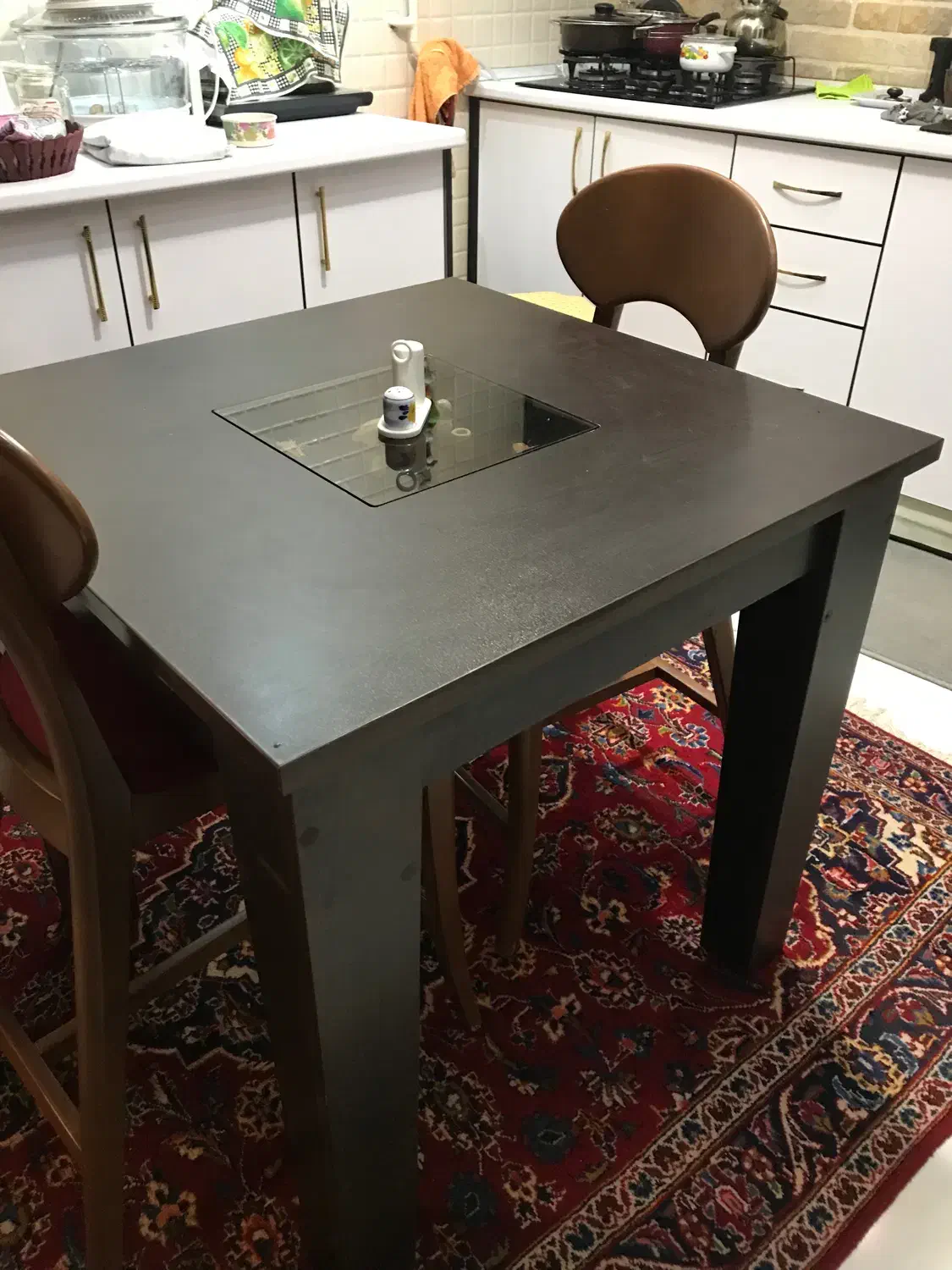 میز ناهار خوری دو نفره|میز و صندلی غذاخوری|رشت, دباغیان|دیوار