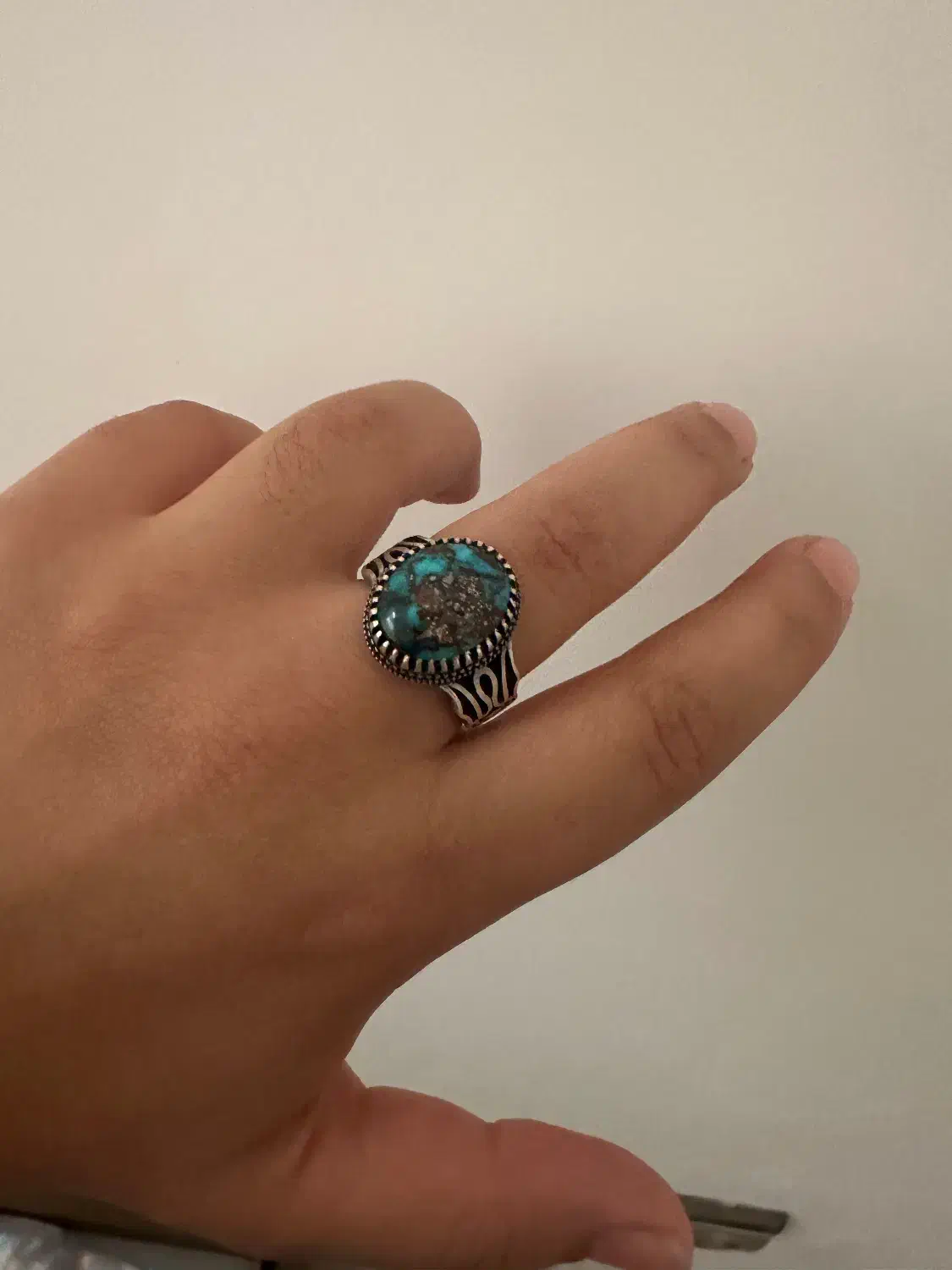 انگشتر فیروزه اصل|جواهرات|یزد, |دیوار