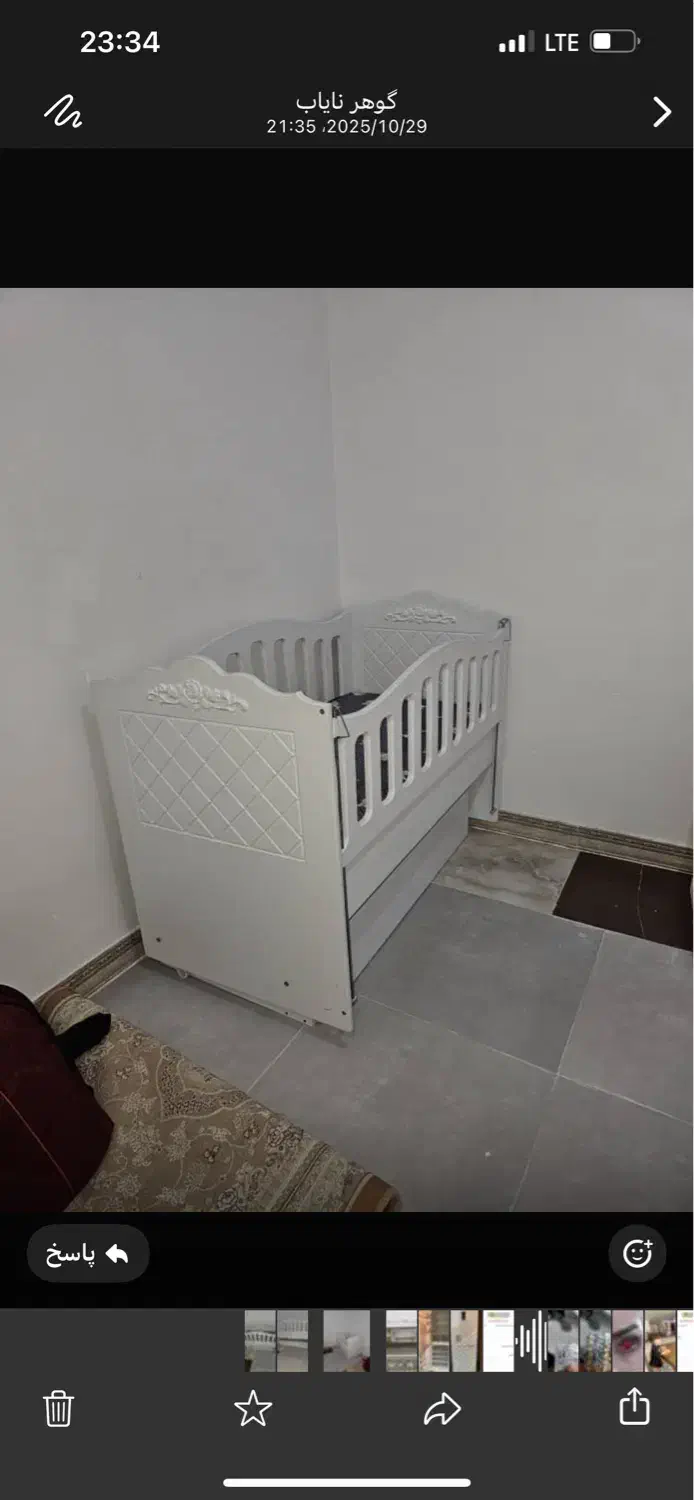 گهواره ام دی اف کودک سالم و شیک|تخت و صندلی بچه|مریوان, |دیوار