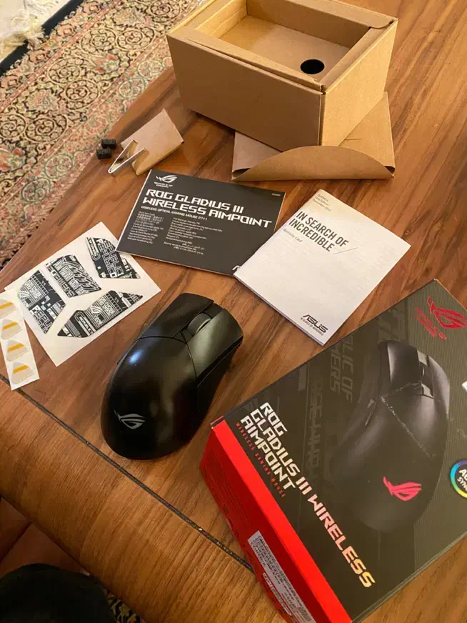 موس گیمینگ ASUS ROG Gladius III Wireless AimPoin|قطعات و لوازم جانبی رایانه|تهران, اوقاف|دیوار