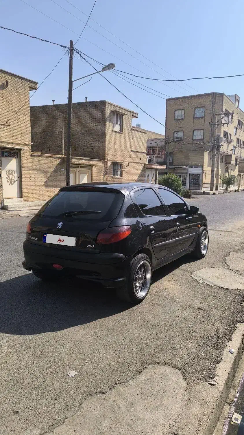 پژو 206 فرانسوی تیپ۳ سفارشی|خودرو سواری و وانت|دزفول, |دیوار