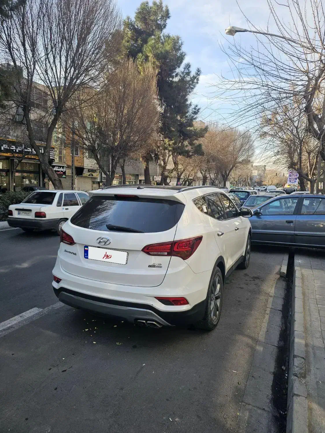 سانتافه ۲۰۱۶سفید بیرنگ|خودرو سواری و وانت|تهران, دکتر هوشیار|دیوار