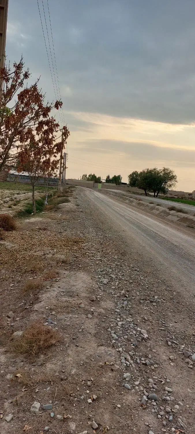 زمین ۳۲۰۰ متری با بر ۳۰ متر بر جاده  و برق سر زمین|فروش زمین و ملک کلنگی|جوادآباد, |دیوار